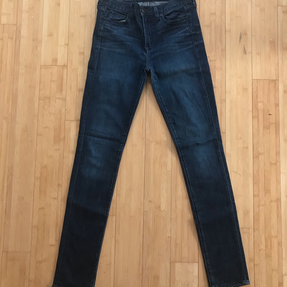 J. Crew Point Sur Skinny Jeans, high rise